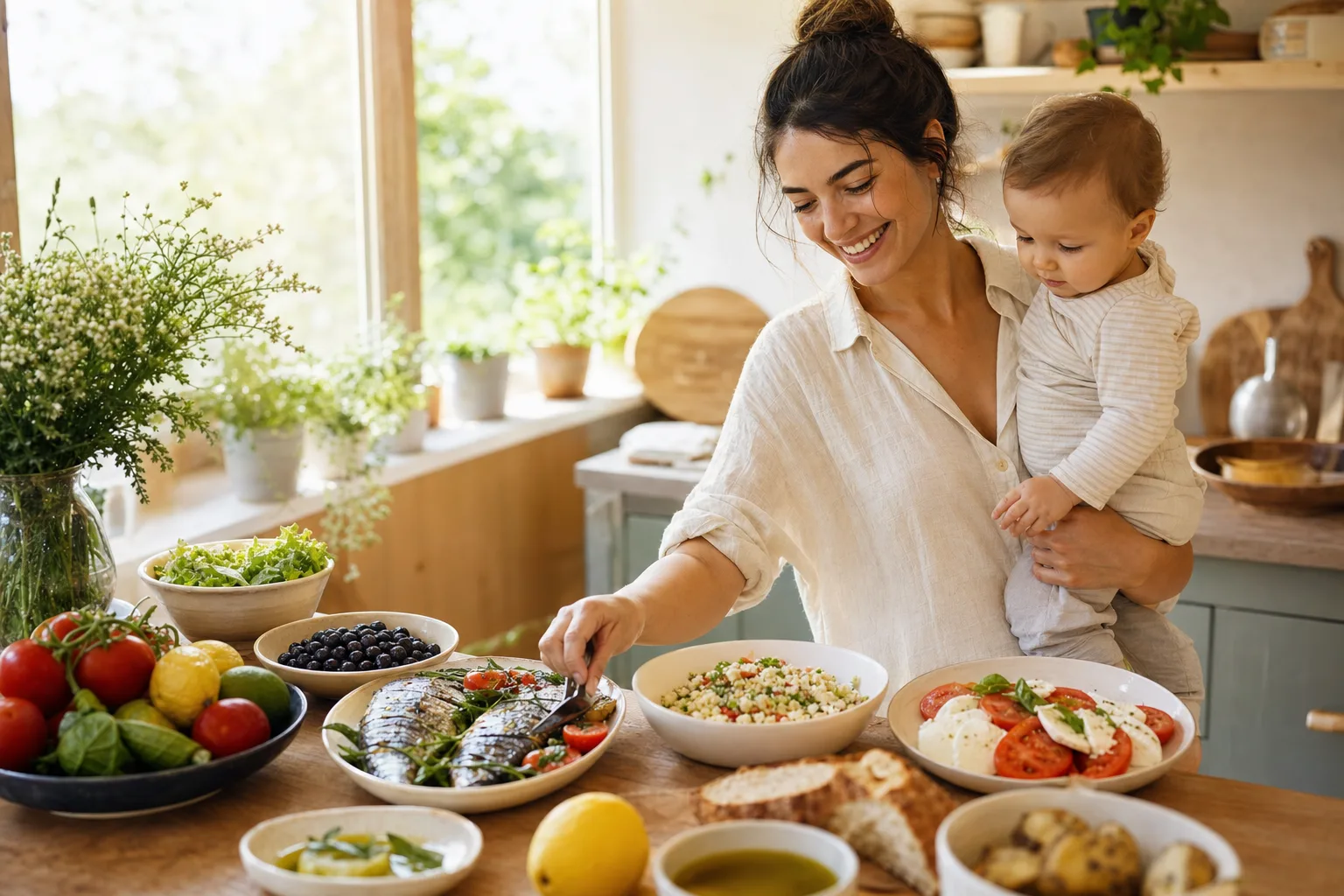 Akdeniz diyetine başlangıç: 7 günlük basit yemek planı